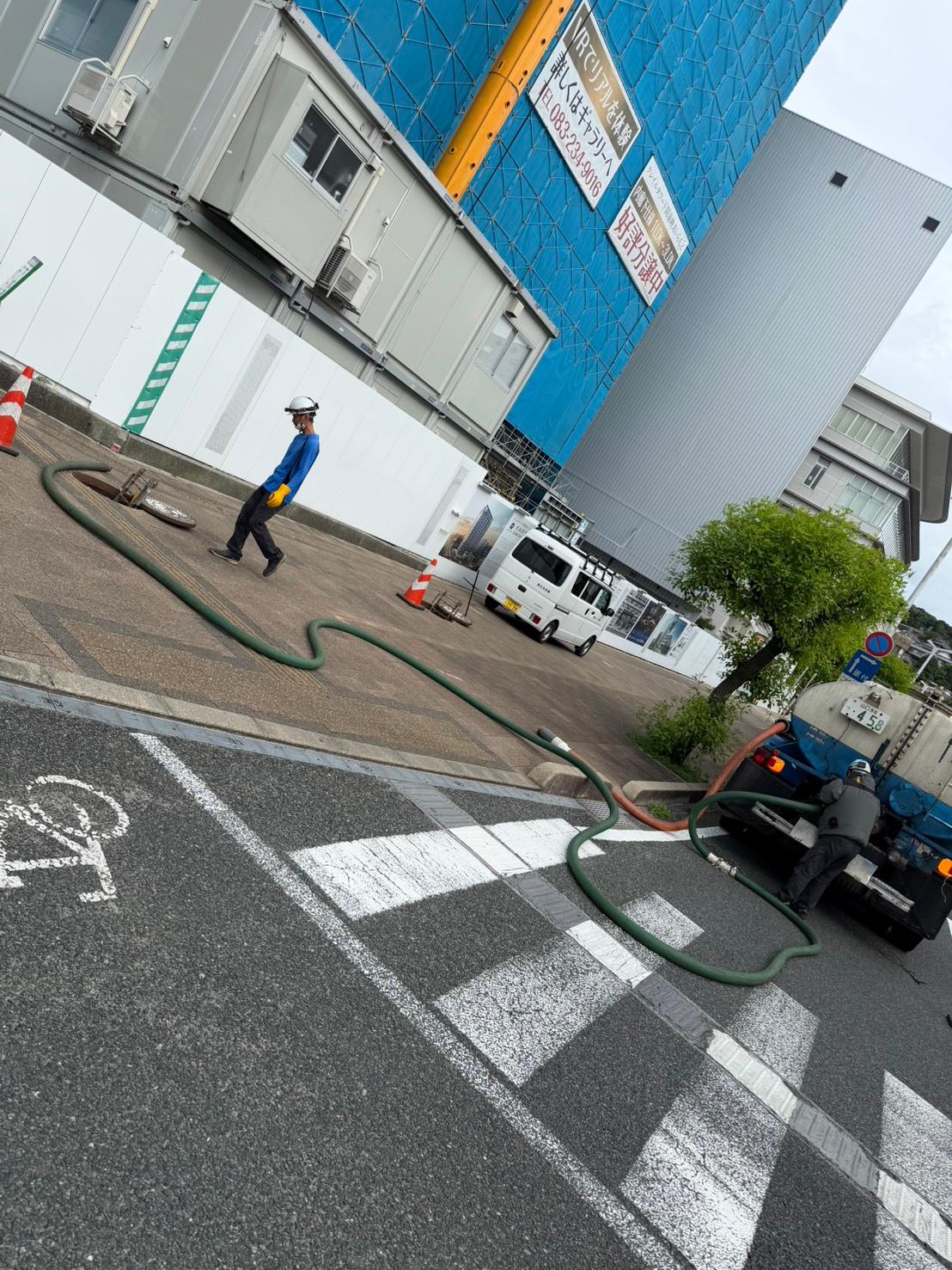市内一円の下水道管渠 【伏越等の清掃業務】の様子 2026年7月